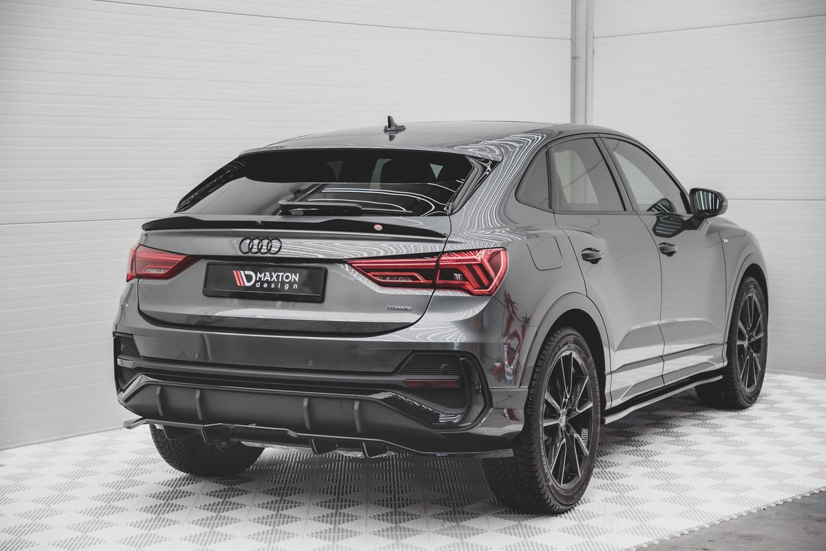 Rear Splitter (with vertical bars) suitable for Audi Q3 Sportback S-Line F3