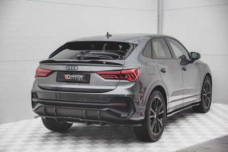 Rear Splitter (with vertical bars) suitable for Audi Q3 Sportback S-Line F3