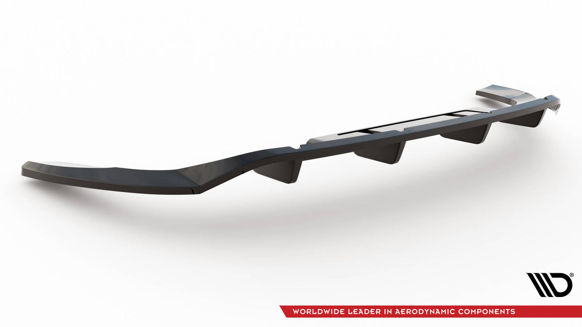 Rear Splitter (with vertical bars) suitable for Audi Q4 e-tron Sportback S-line Mk1