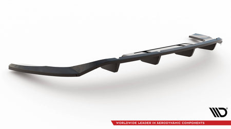 Rear Splitter (with vertical bars) suitable for Audi Q4 e-tron Sportback S-line Mk1