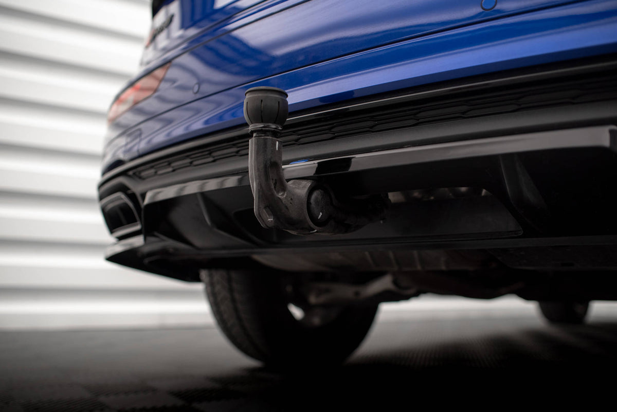 Rear Splitter (with vertical bars) suitable for Audi Q5 S-Line SUV Mk2 Facelift