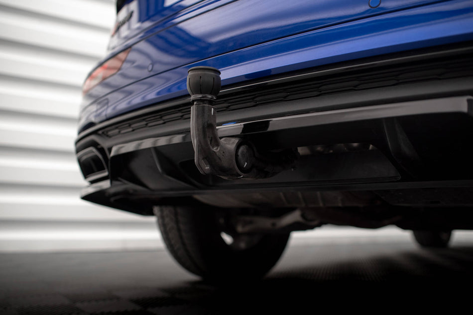 Rear Splitter (with vertical bars) suitable for Audi Q5 S-Line SUV Mk2 Facelift
