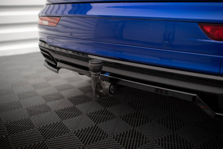 Rear Splitter (with vertical bars) suitable for Audi Q5 S-Line SUV Mk2 Facelift