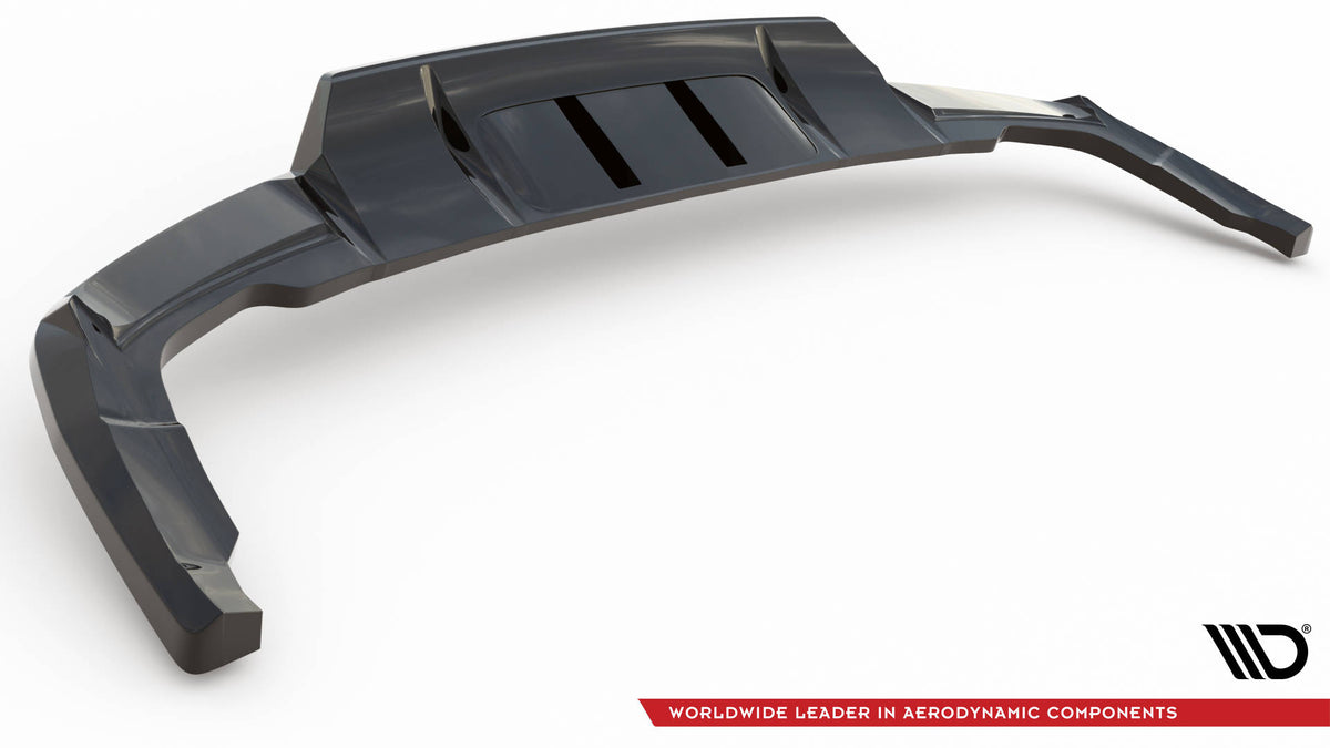 Rear Splitter (with vertical bars) suitable for Audi Q5 S-Line SUV Mk2 Facelift