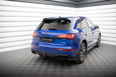 Rear Splitter (with vertical bars) suitable for Audi Q5 S-Line SUV Mk2 Facelift