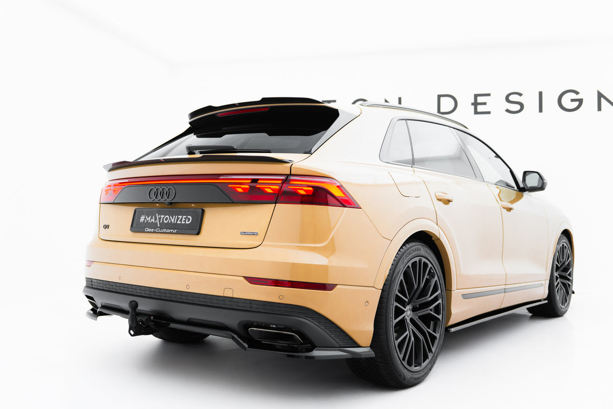 Rear Splitter (with vertical bars) suitable for Audi Q8 Mk1 Facelift