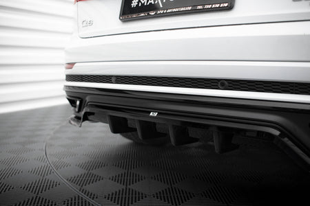 Rear Splitter (with vertical bars) suitable for Audi Q8 S-Line Mk1
