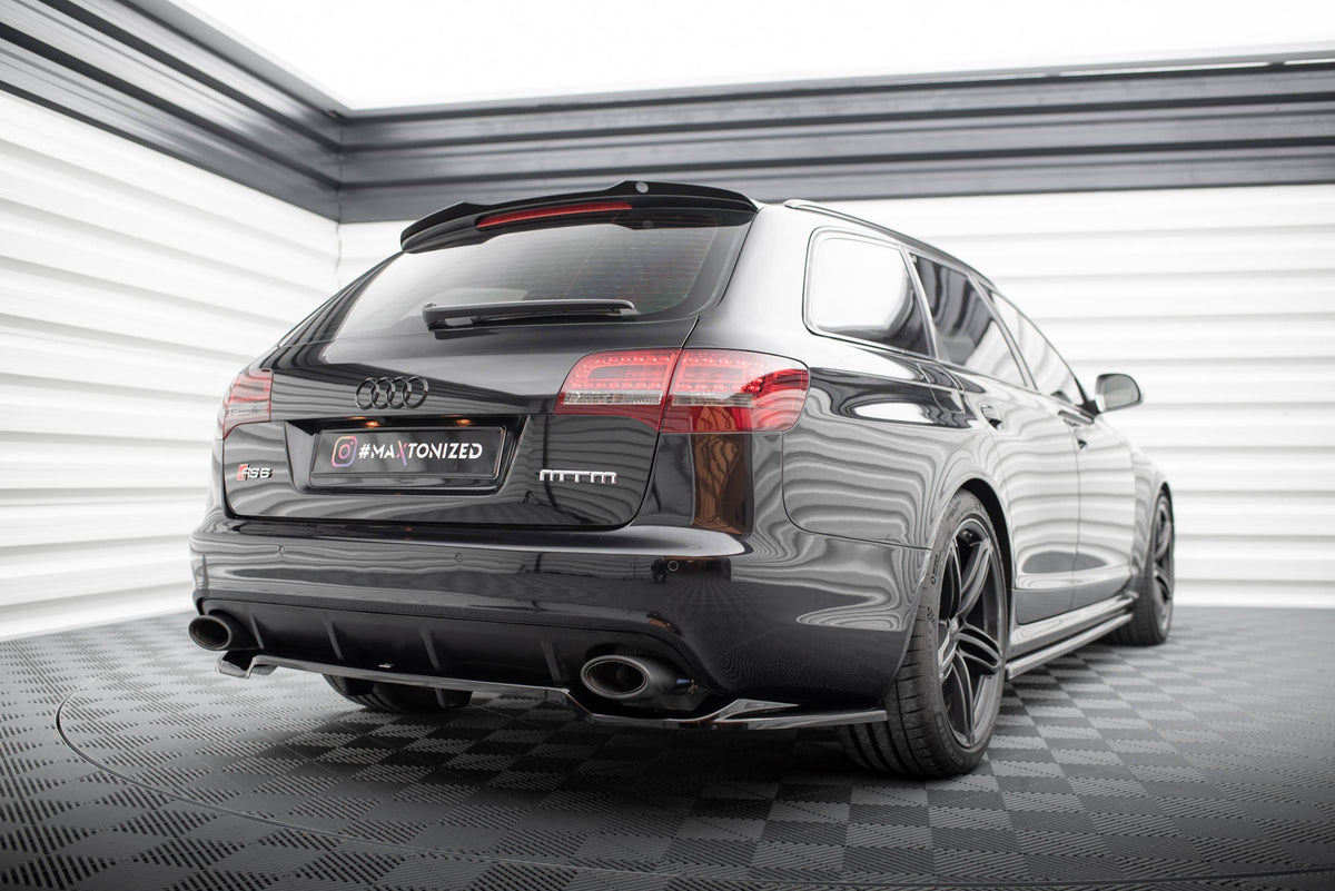 Rear Splitter (with vertical bars) suitable for Audi RS6 Avant C6