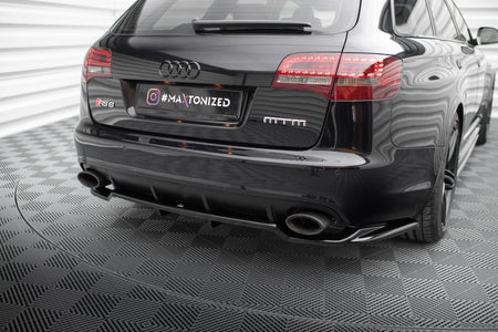 Rear Splitter (with vertical bars) suitable for Audi RS6 Avant C6