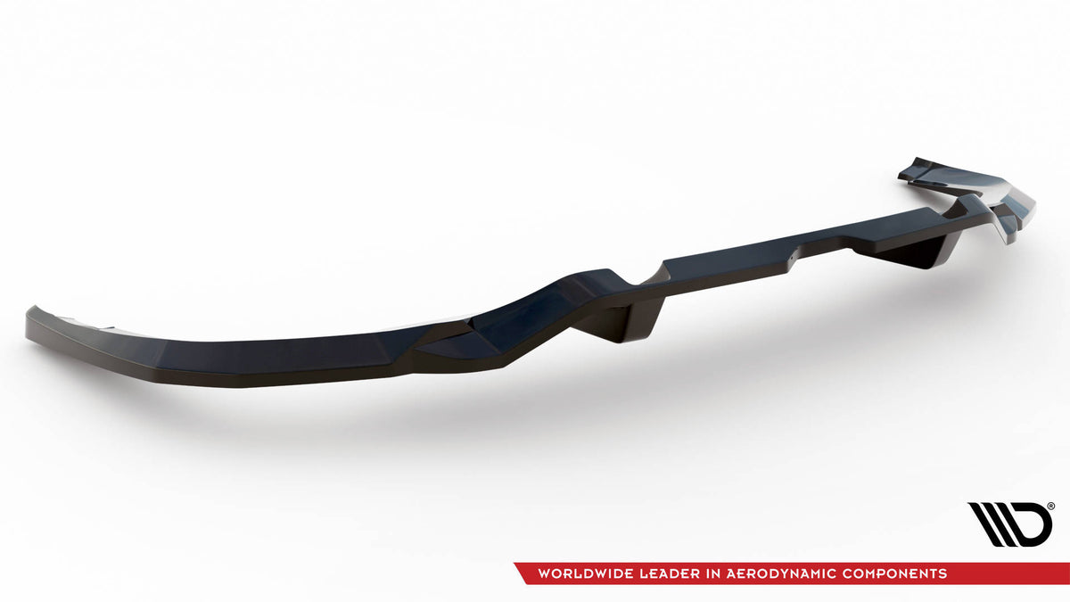 Rear Splitter (with vertical bars) suitable for Audi SQ5 / Q5 S-Line Sportback Mk2 Facelift