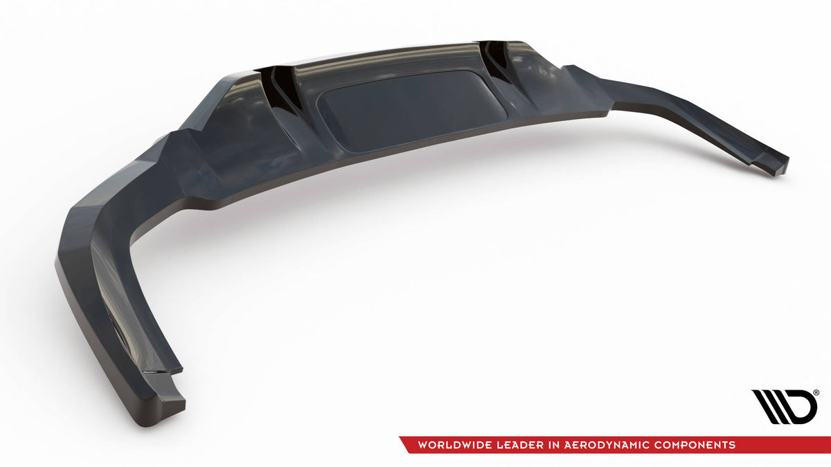 Rear Splitter (with vertical bars) suitable for Audi SQ5 / Q5 S-Line Sportback Mk2 Facelift