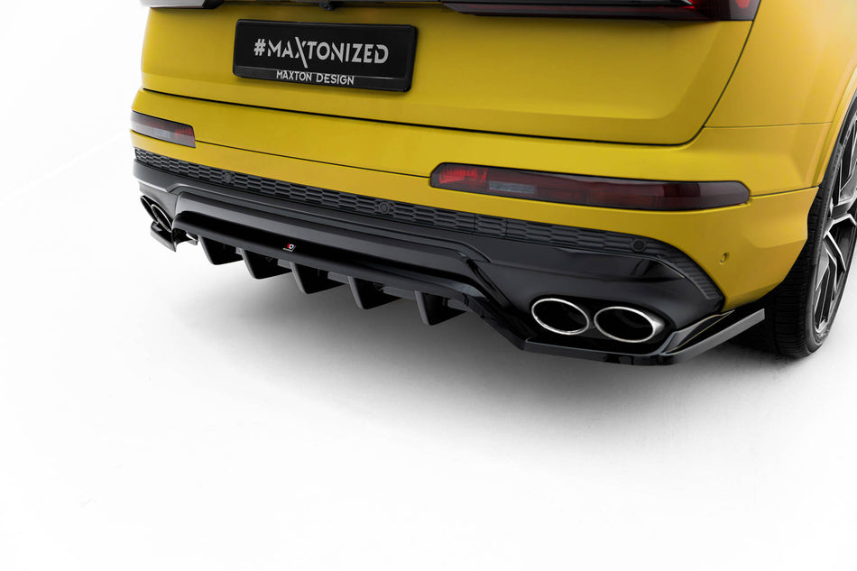 Rear Splitter (with vertical bars) suitable for Audi SQ7 Mk2 (4M) Facelift