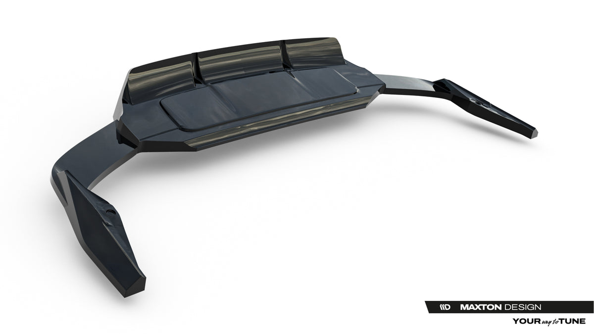 Rear Splitter (with vertical bars) suitable for Audi SQ7 Mk2 Facelift 2