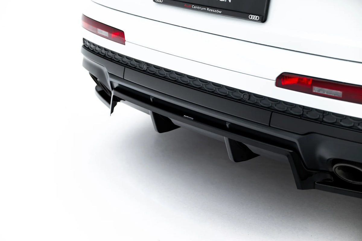 Rear Splitter (with vertical bars) suitable for Audi SQ7 Mk2 Facelift 2