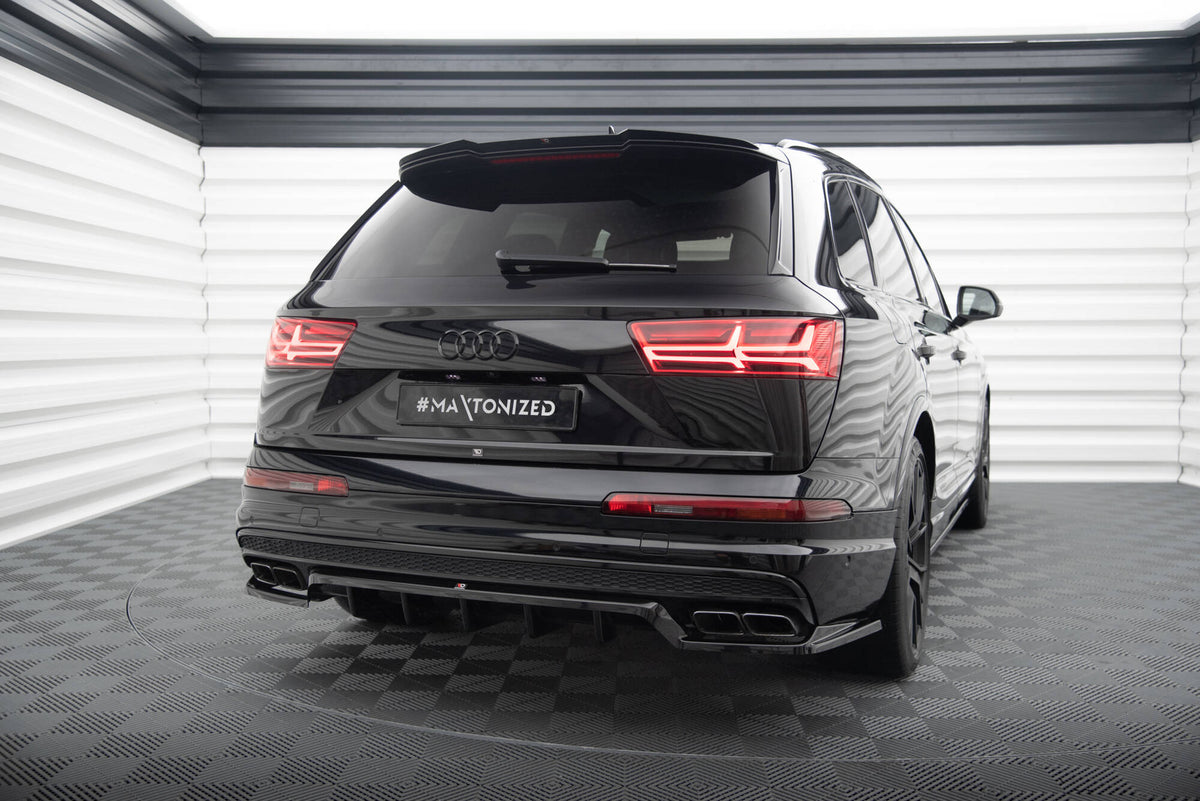Rear Splitter (with vertical bars) suitable for Audi SQ7 / Q7 S-Line Mk2
