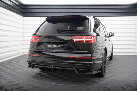 Rear Splitter (with vertical bars) suitable for Audi SQ7 / Q7 S-Line Mk2