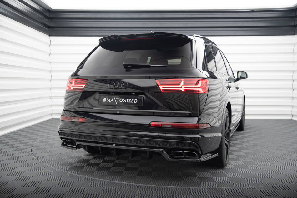 Rear Splitter (with vertical bars) suitable for Audi SQ7 / Q7 S-Line Mk2