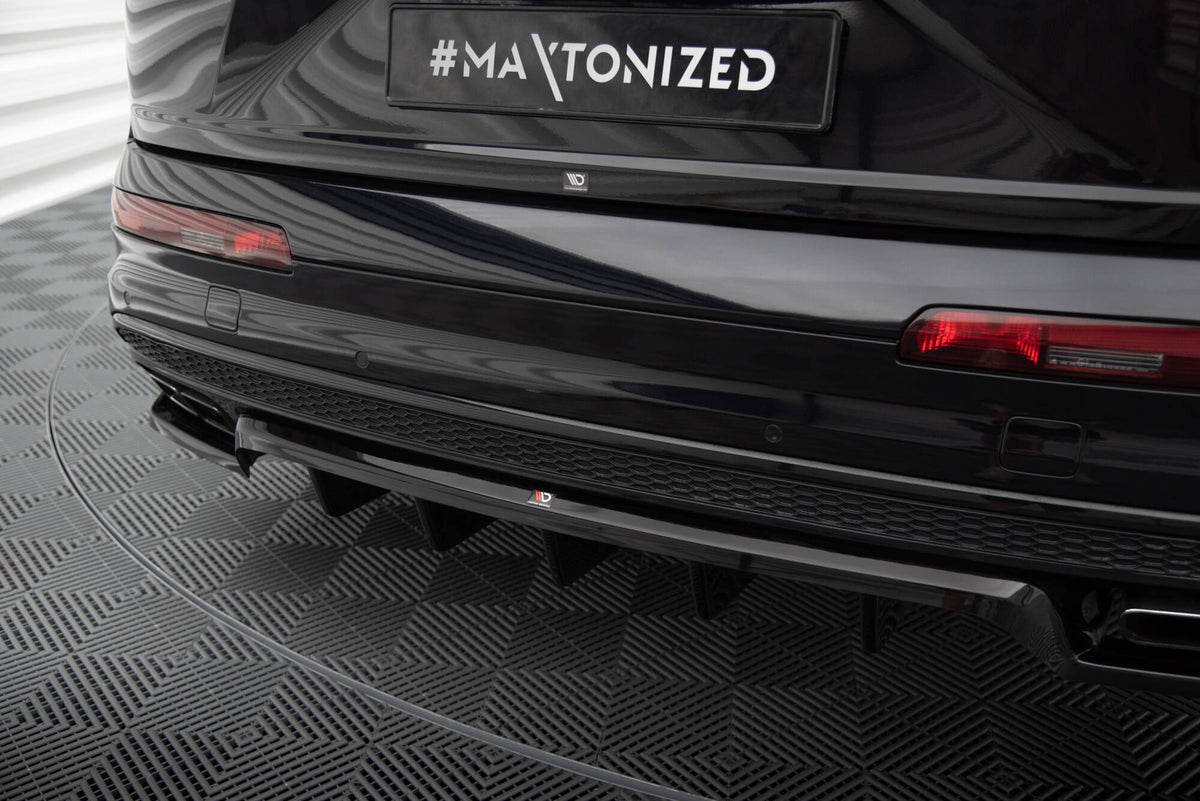 Rear Splitter (with vertical bars) suitable for Audi SQ7 / Q7 S-Line Mk2