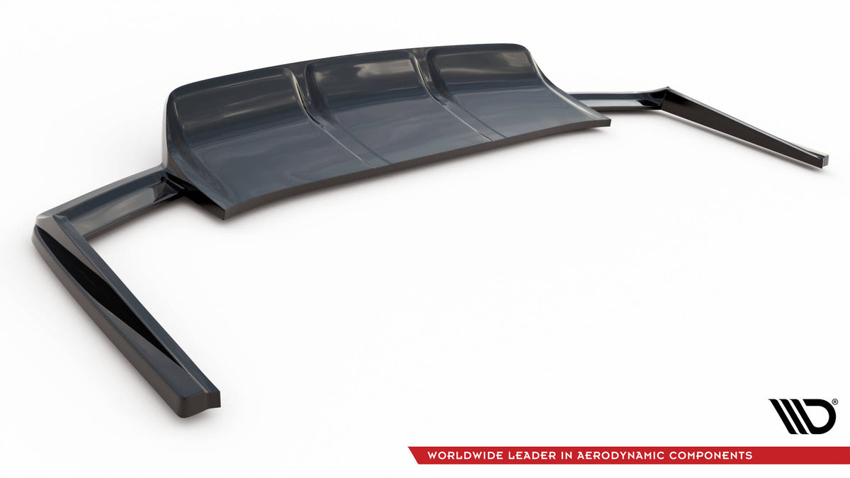 Rear Splitter (with vertical bars) suitable for Audi SQ7 / Q7 S-Line Mk2