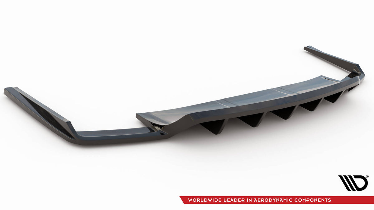 Rear Splitter (with vertical bars) suitable for Audi SQ7 / Q7 S-Line Mk2