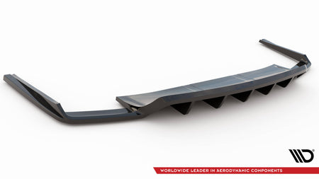 Rear Splitter (with vertical bars) suitable for Audi SQ7 / Q7 S-Line Mk2