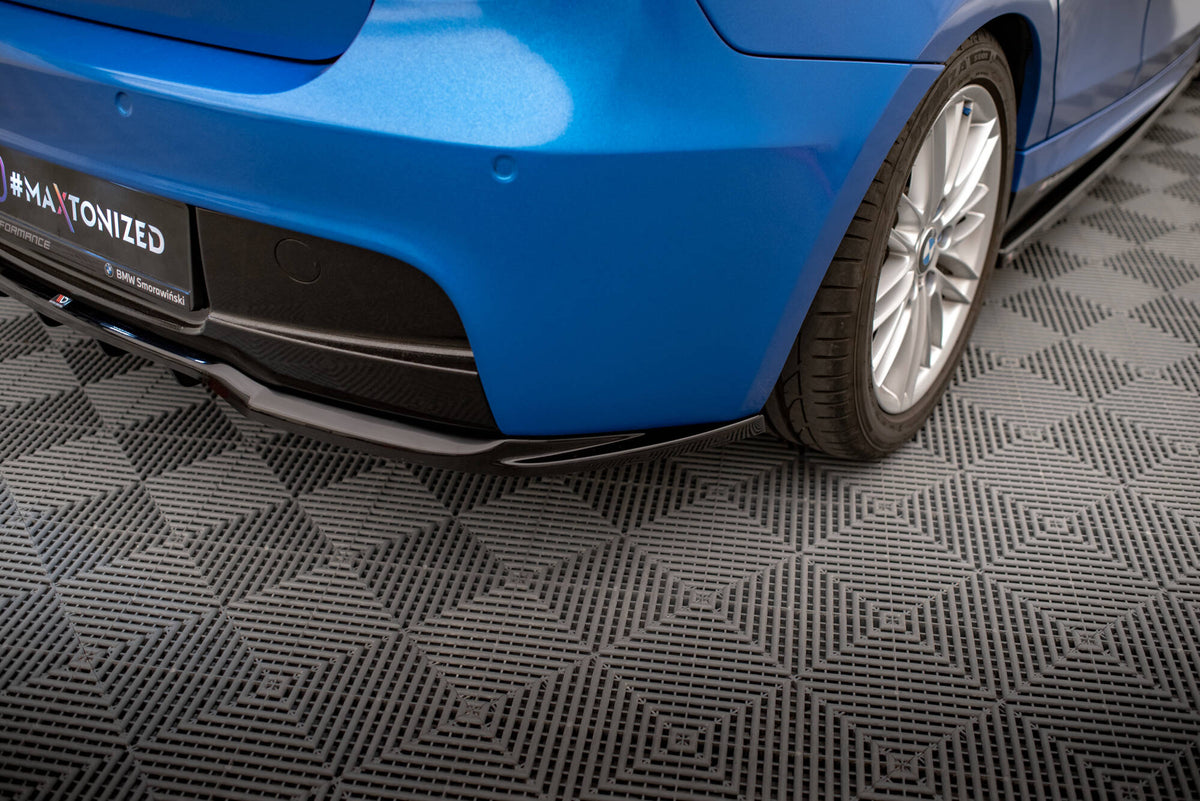 Rear Splitter (with vertical bars) suitable for BMW 1 M-Pack E87 Facelift