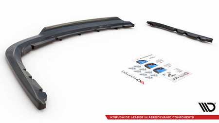 Rear Splitter (with vertical bars) suitable for BMW 3 Sedan E90