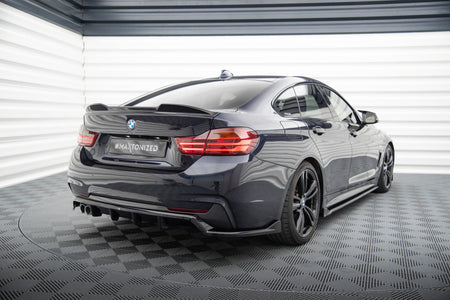 Rear Splitter (with vertical bars) suitable for BMW 4 Coupe / Gran Coupe / Cabrio M-Pack F32 / F36 / F33