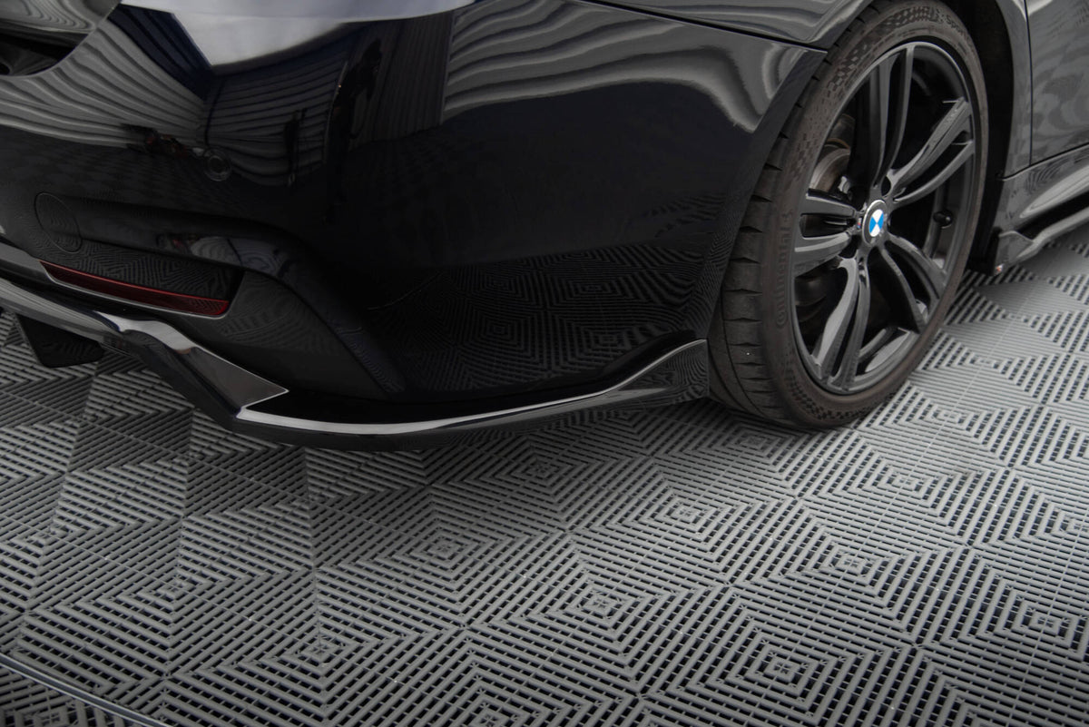 Rear Splitter (with vertical bars) suitable for BMW 4 Coupe / Gran Coupe / Cabrio M-Pack F32 / F36 / F33