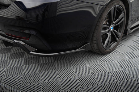 Rear Splitter (with vertical bars) suitable for BMW 4 Coupe / Gran Coupe / Cabrio M-Pack F32 / F36 / F33