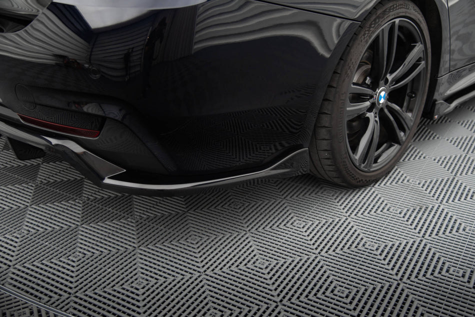 Rear Splitter (with vertical bars) suitable for BMW 4 Coupe / Gran Coupe / Cabrio M-Pack F32 / F36 / F33