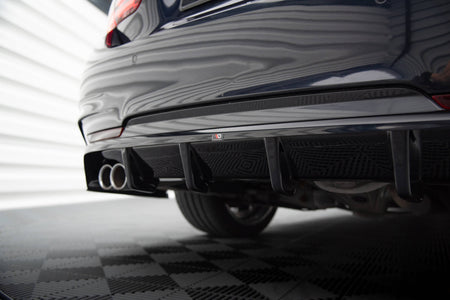 Rear Splitter (with vertical bars) suitable for BMW 4 Coupe / Gran Coupe / Cabrio M-Pack F32 / F36 / F33