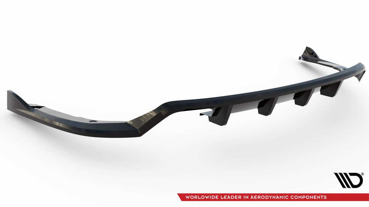 Rear Splitter (with vertical bars) suitable for BMW 4 Coupe / Gran Coupe / Cabrio M-Pack F32 / F36 / F33