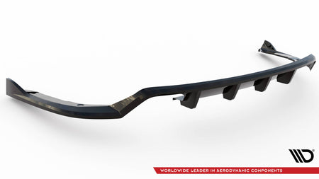 Rear Splitter (with vertical bars) suitable for BMW 4 Coupe / Gran Coupe / Cabrio M-Pack F32 / F36 / F33