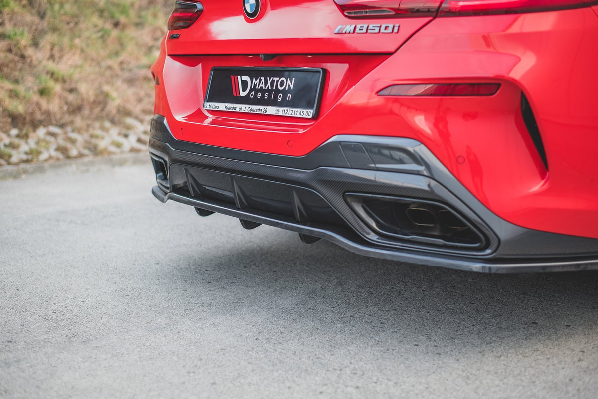 Rear Splitter (with vertical bars) suitable for BMW 8 Coupe M-Pack G15