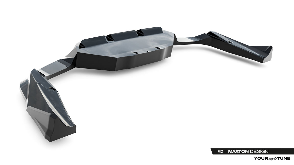 Rear Splitter (with vertical bars) suitable for BMW X2 M35i U10