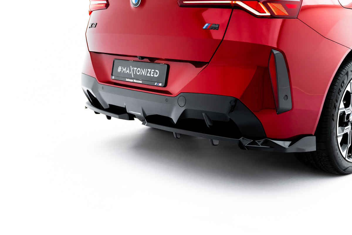 Rear Splitter (with vertical bars) suitable for BMW X3 M-Pack G45