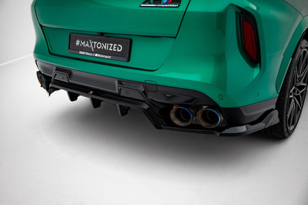 Rear Splitter (with vertical bars) suitable for BMW X6 M F96 Facelift