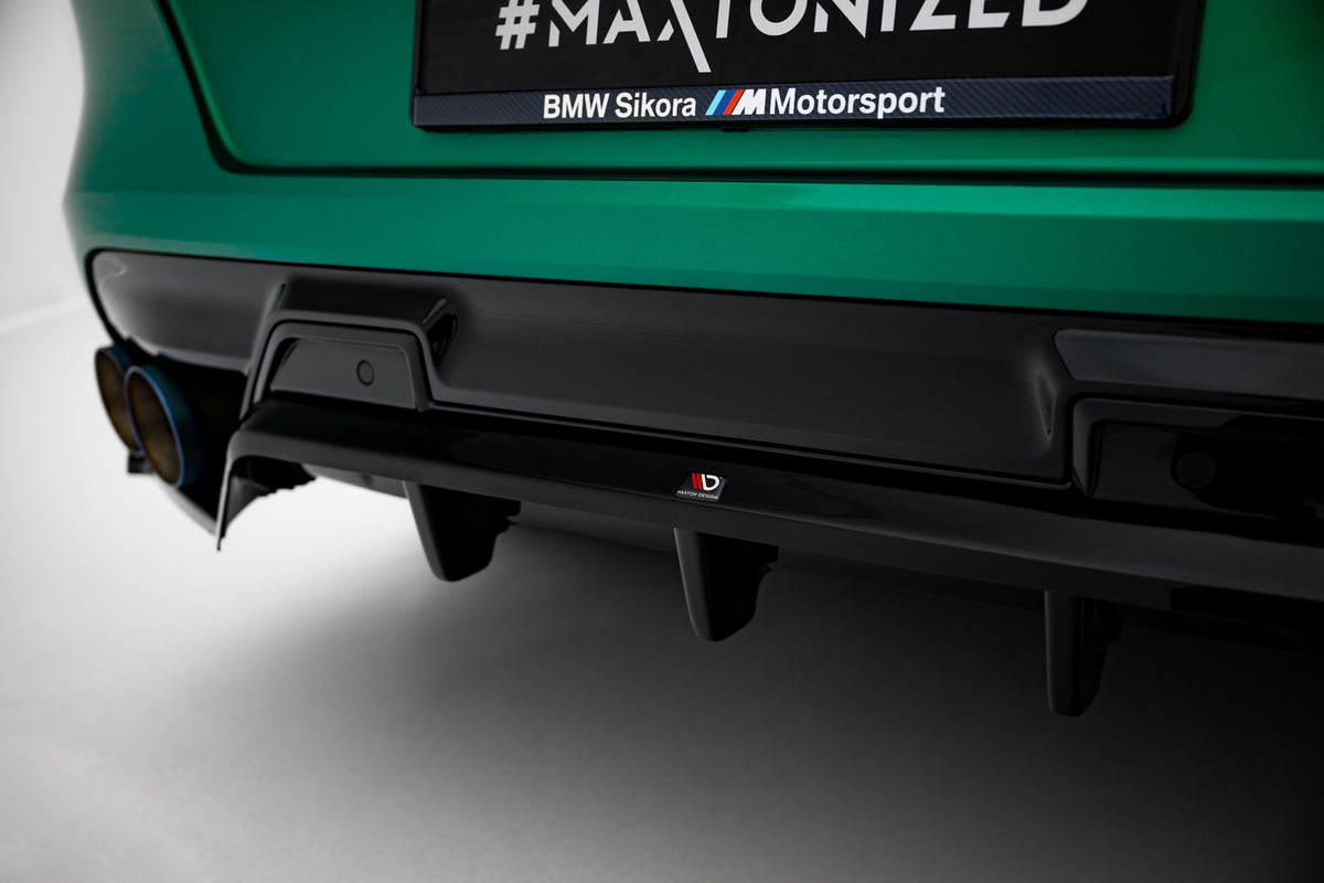 Rear Splitter (with vertical bars) suitable for BMW X6 M F96 Facelift