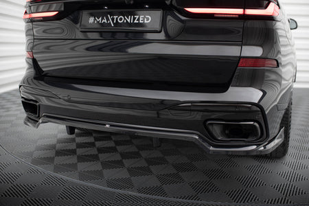 Rear Splitter (with vertical bars) suitable for BMW X7 M-Pack G07 Facelift