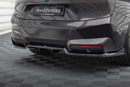 Rear Splitter (with vertical bars) suitable for BMW iX M-Pack i20