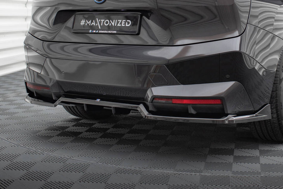 Rear Splitter (with vertical bars) suitable for BMW iX M-Pack i20