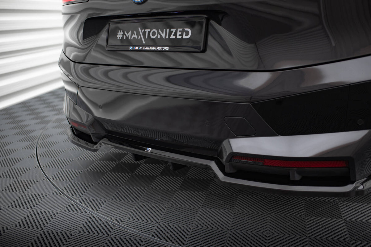 Rear Splitter (with vertical bars) suitable for BMW iX M-Pack i20