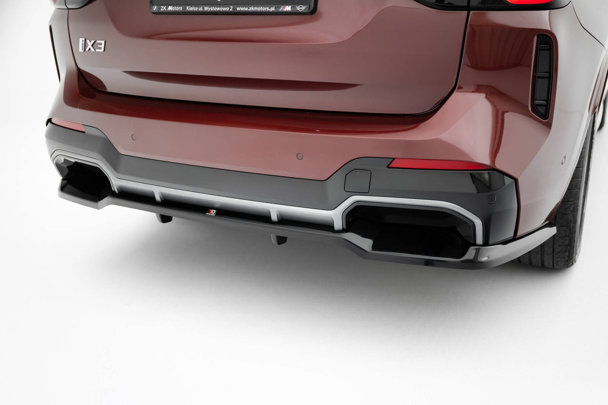 Rear Splitter (with vertical bars) suitable for BMW iX3 M-Pack G08 Facelift