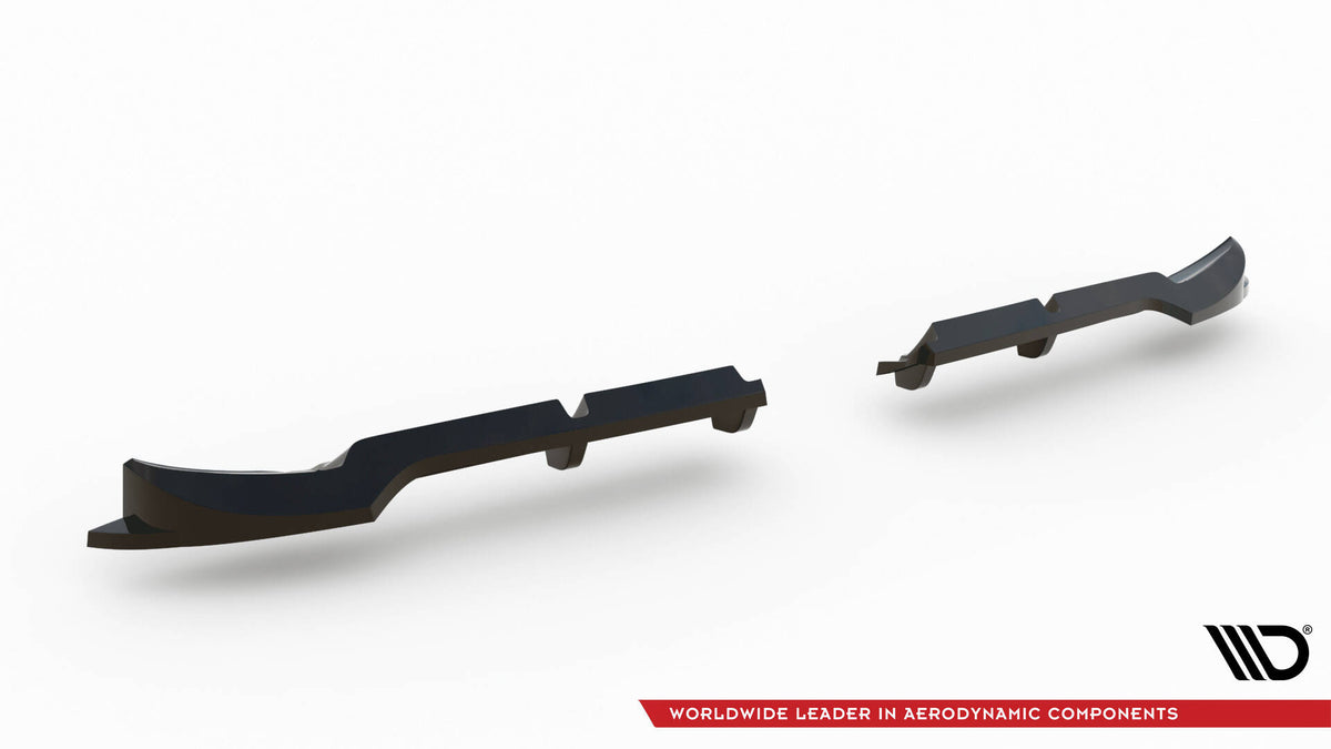 Rear Splitter (with vertical bars) suitable for Brabus Smart Fortwo C451 Facelift