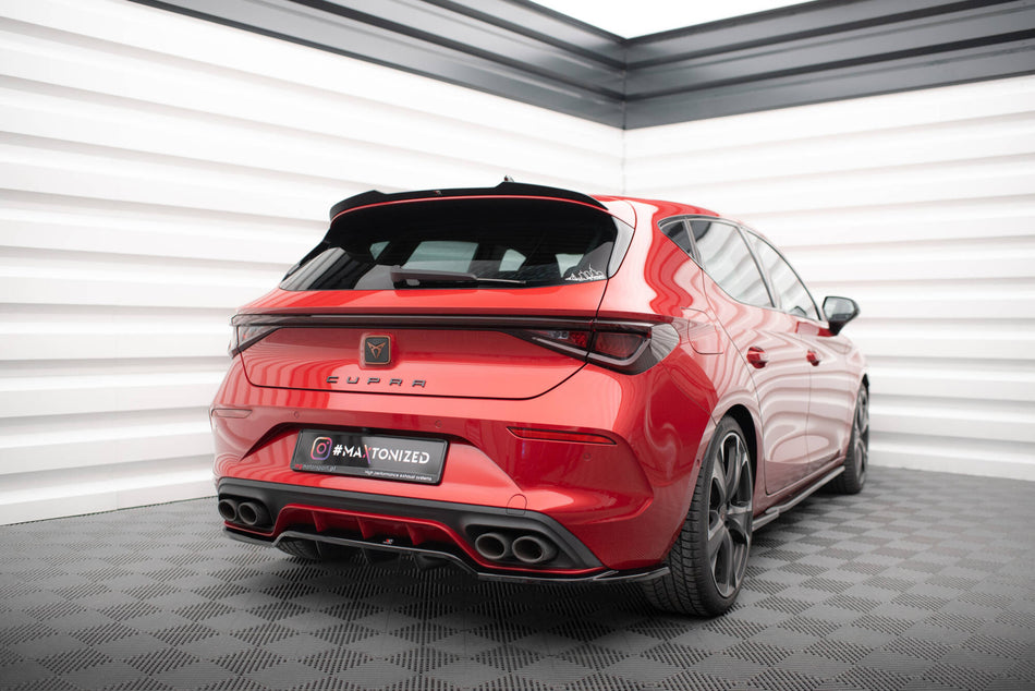 Rear Splitter (with vertical bars) suitable for Cupra Leon Hatchback Mk1