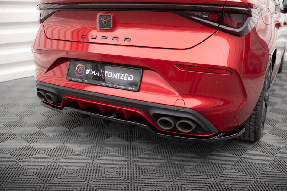 Rear Splitter (with vertical bars) suitable for Cupra Leon Hatchback Mk1