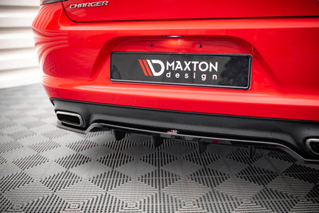 Rear Splitter (with vertical bars) suitable for Dodge Charger RT Mk7 Facelift