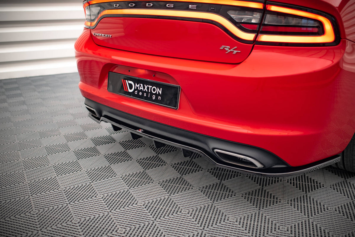 Rear Splitter (with vertical bars) suitable for Dodge Charger RT Mk7 Facelift