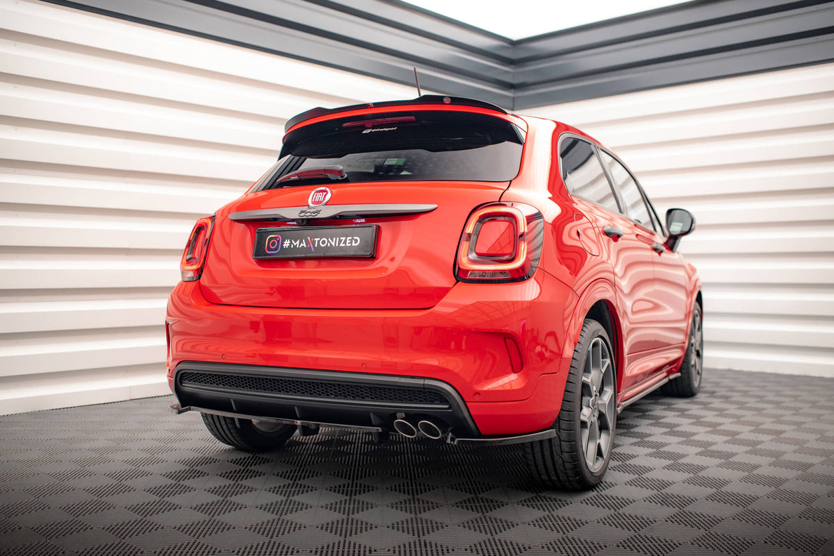 Rear Splitter (with vertical bars) suitable for Fiat 500X Sport Mk1 Facelift